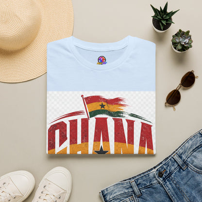 Ghana Flag Soccer T-Shirt — Retro Ghana Pride Football Tee