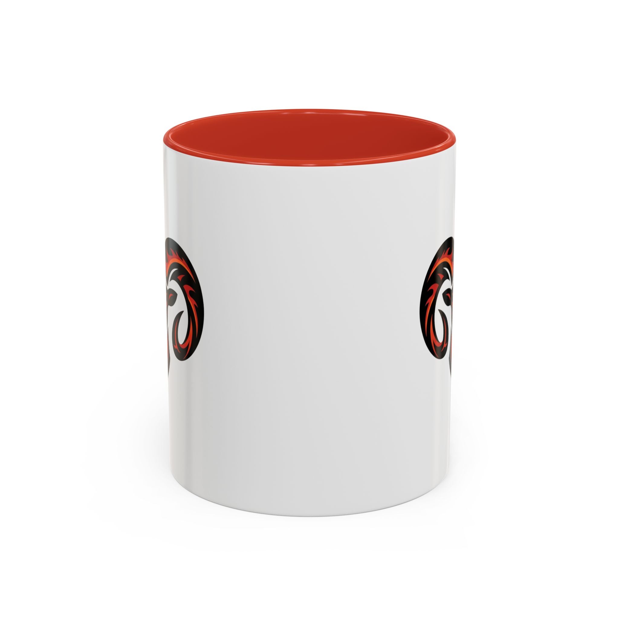 Ram Head Coffee Mug — Bold Tribal Goat Design Accent Mug