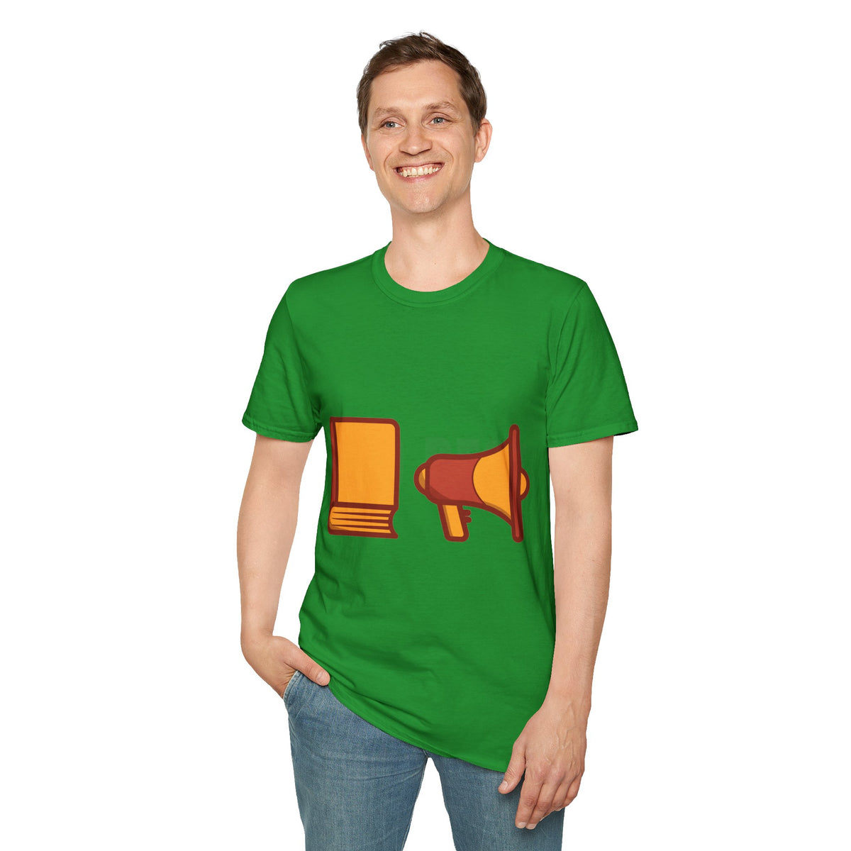 Book & Megaphone T-Shirt — Literary Advocate Tee - Trending Now - September 2026