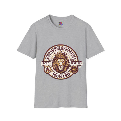 Leo Zodiac T-Shirt — Confidence & Charisma Lion Horoscope Tee