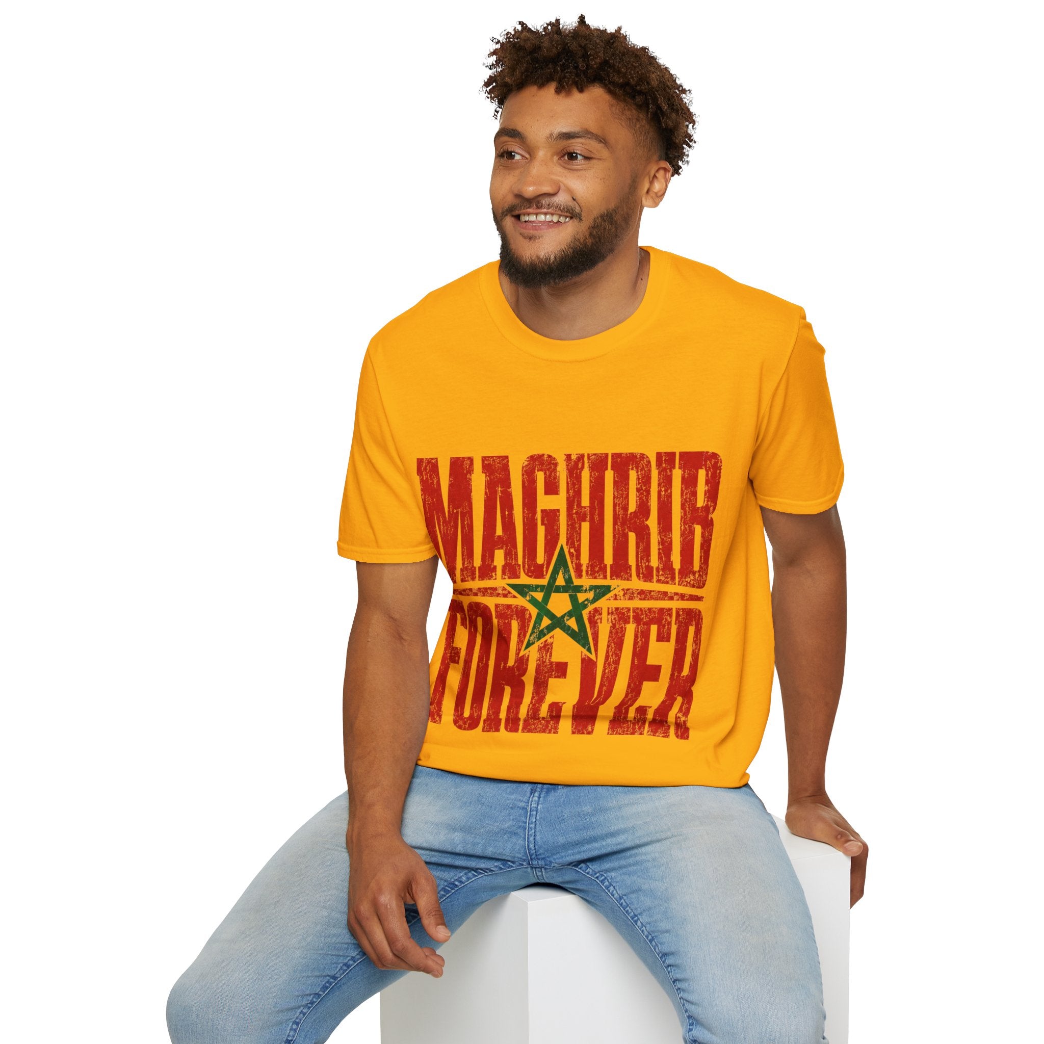 Morocco T-Shirt — Maghrib Forever Moroccan Flag Graphic Tee