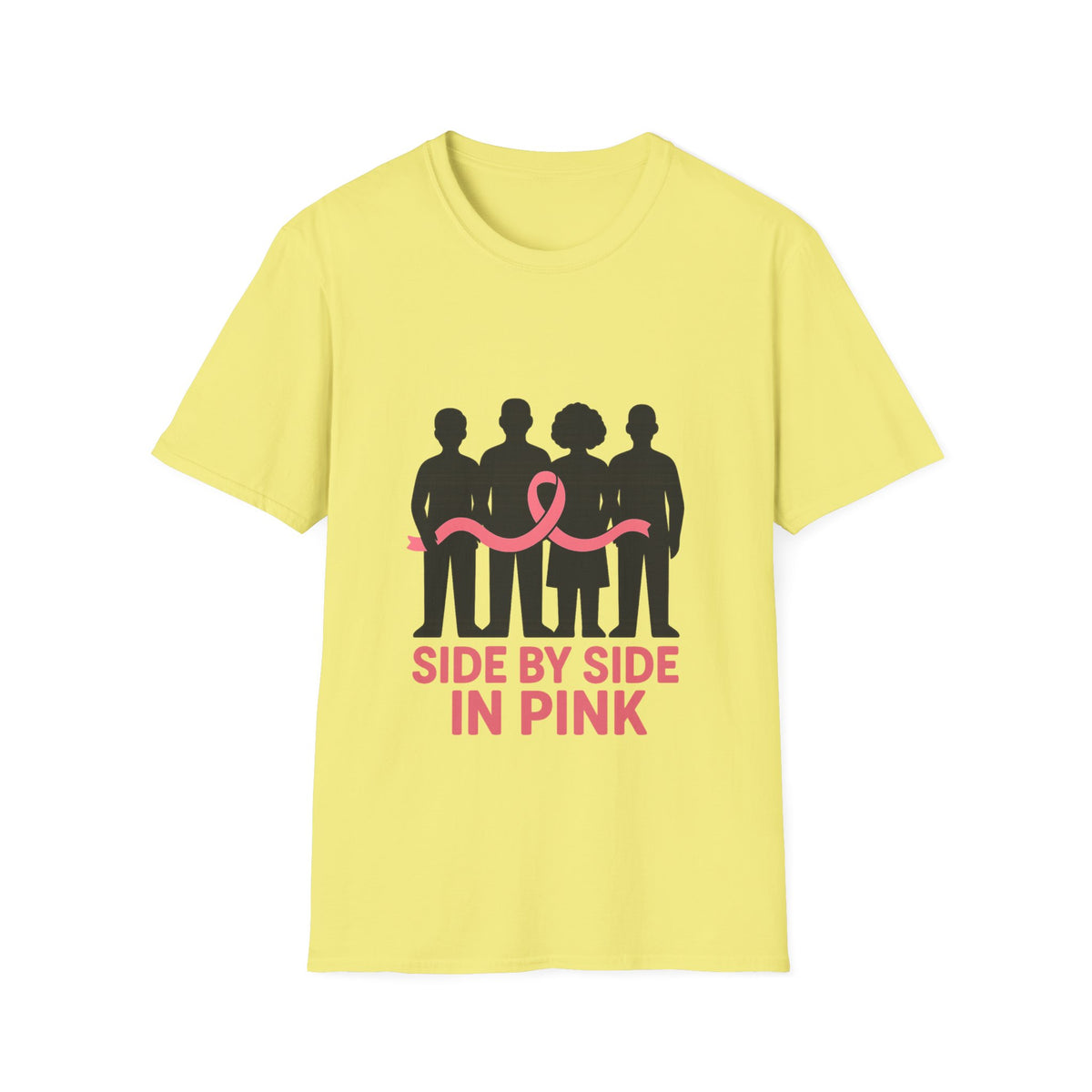 Side by Side in Pink Breast Cancer Awareness T-Shirt - Trending Now - October 2026