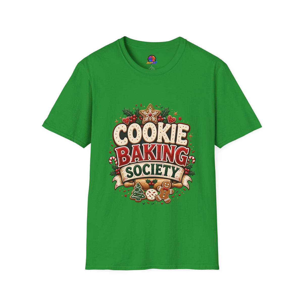Cookie Baking Society T-Shirt — Holiday Baking Graphic Tee