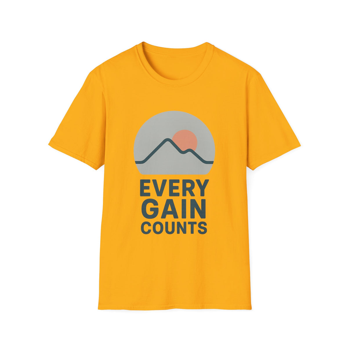 Every Gain Counts Mountain T-Shirt — Inspirational Hiking Tee - Trending Now - September 2026