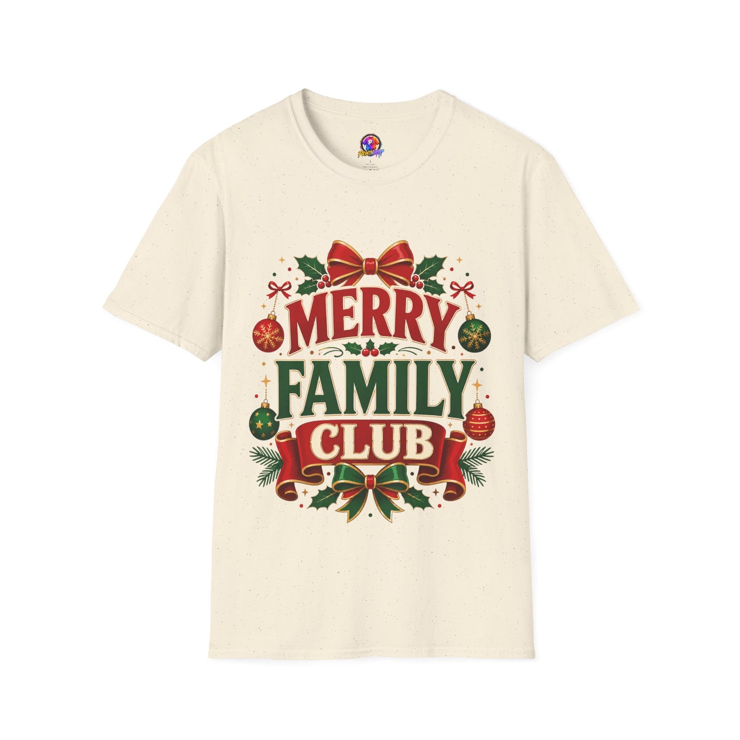 Merry Family Club Christmas T-Shirt