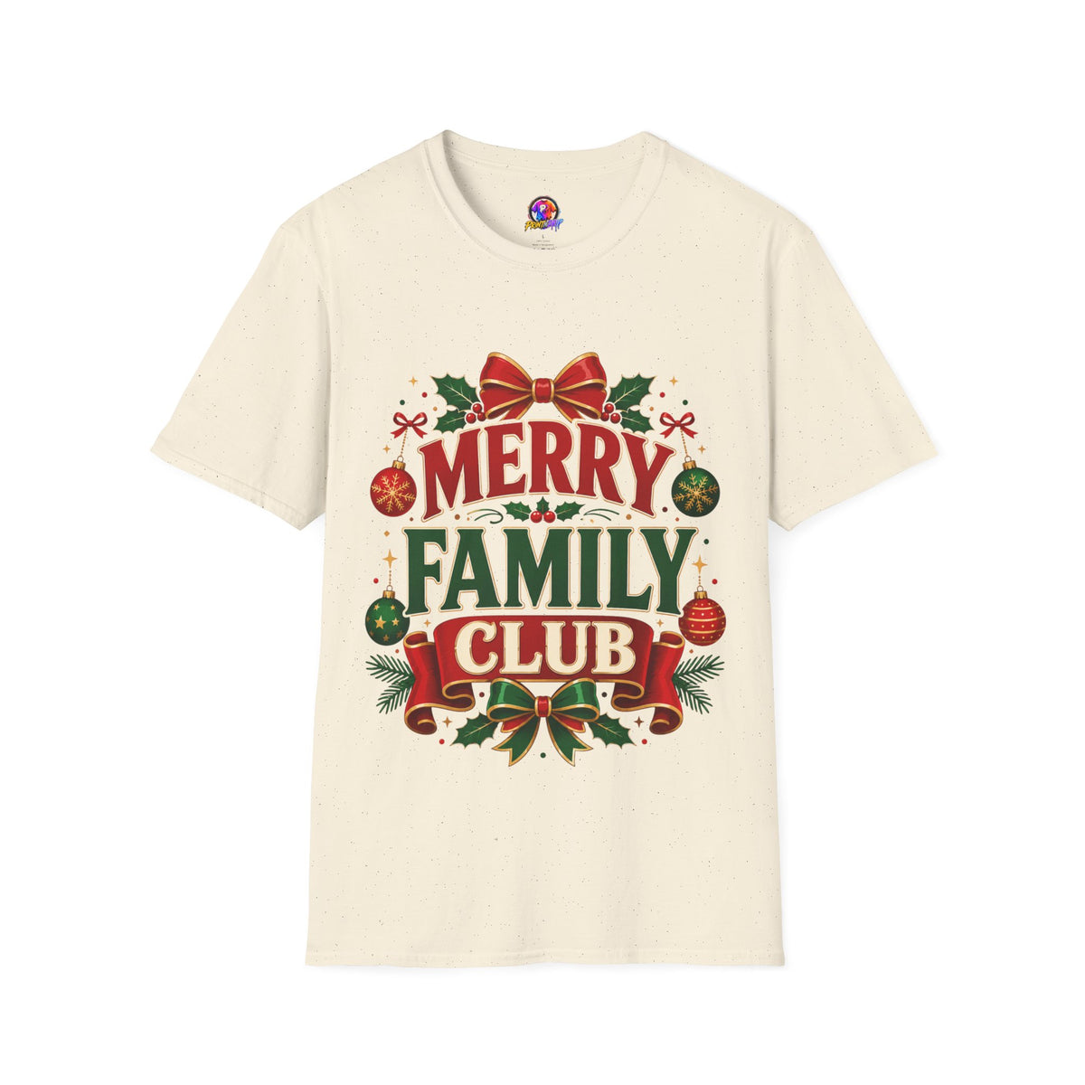 Merry Family Club Christmas T-Shirt