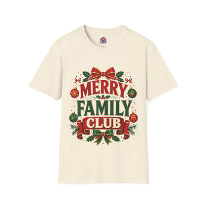 Merry Family Club Christmas T-Shirt