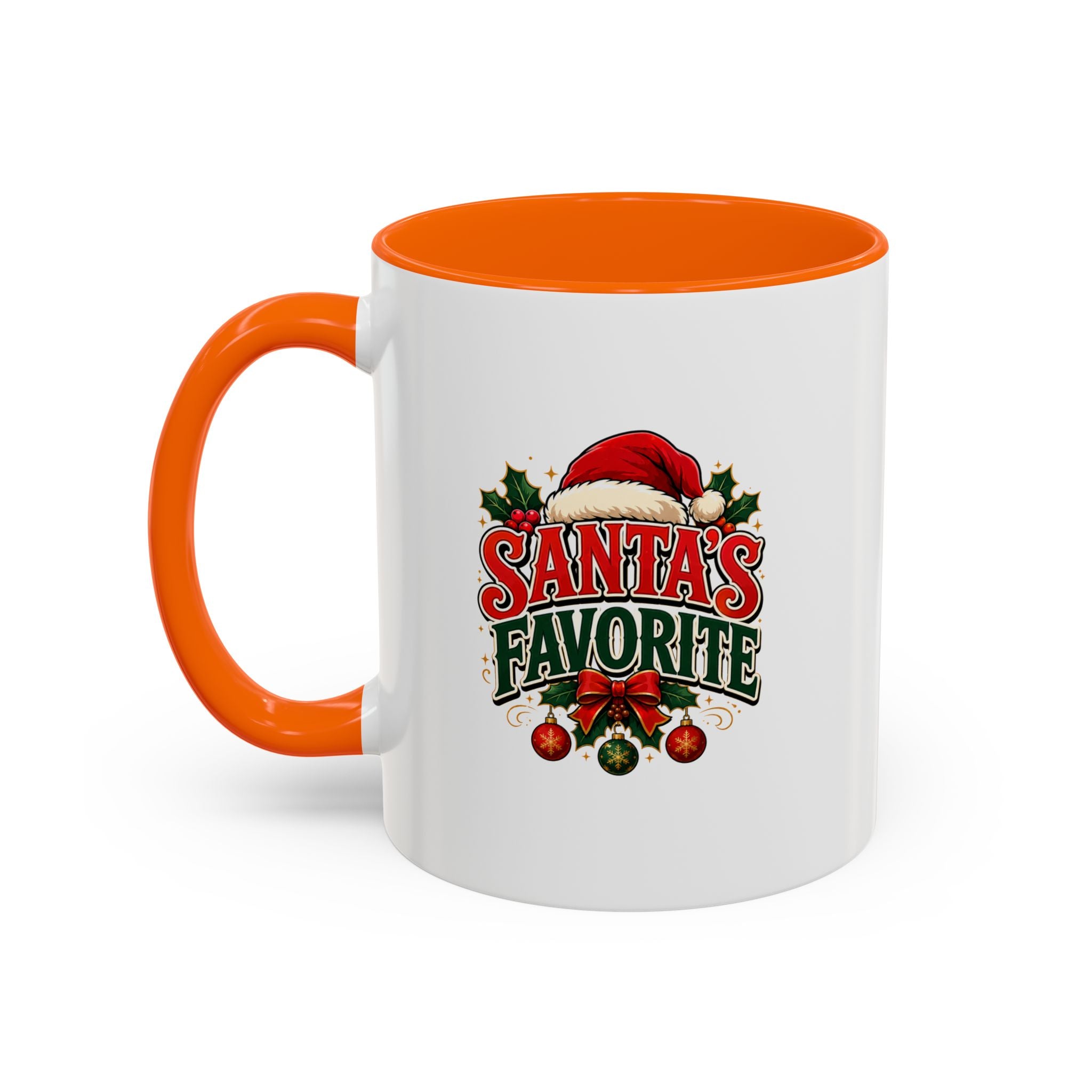 Santa's Favorite Accent Coffee Mug – Festive Holiday Ceramic Gift