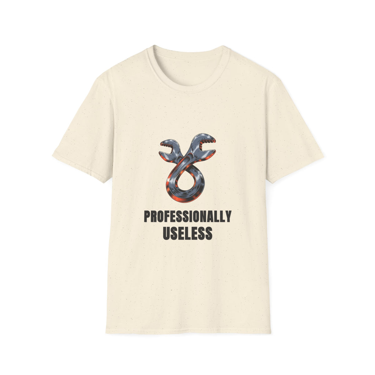 T-Shirt — 'Professionally Useless' Wrench Graphic Tee - Trending Now - August 2026