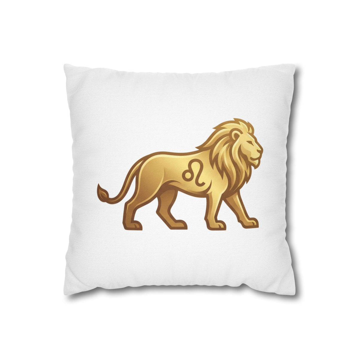 Leo Zodiac Lion Pillowcase — Astrology Decorative Throw Pillow Cover