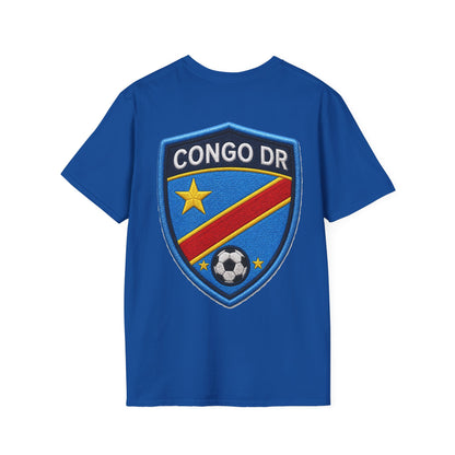 Congo Soccer T-Shirt — Congo Blue Rise Football Fan Tee