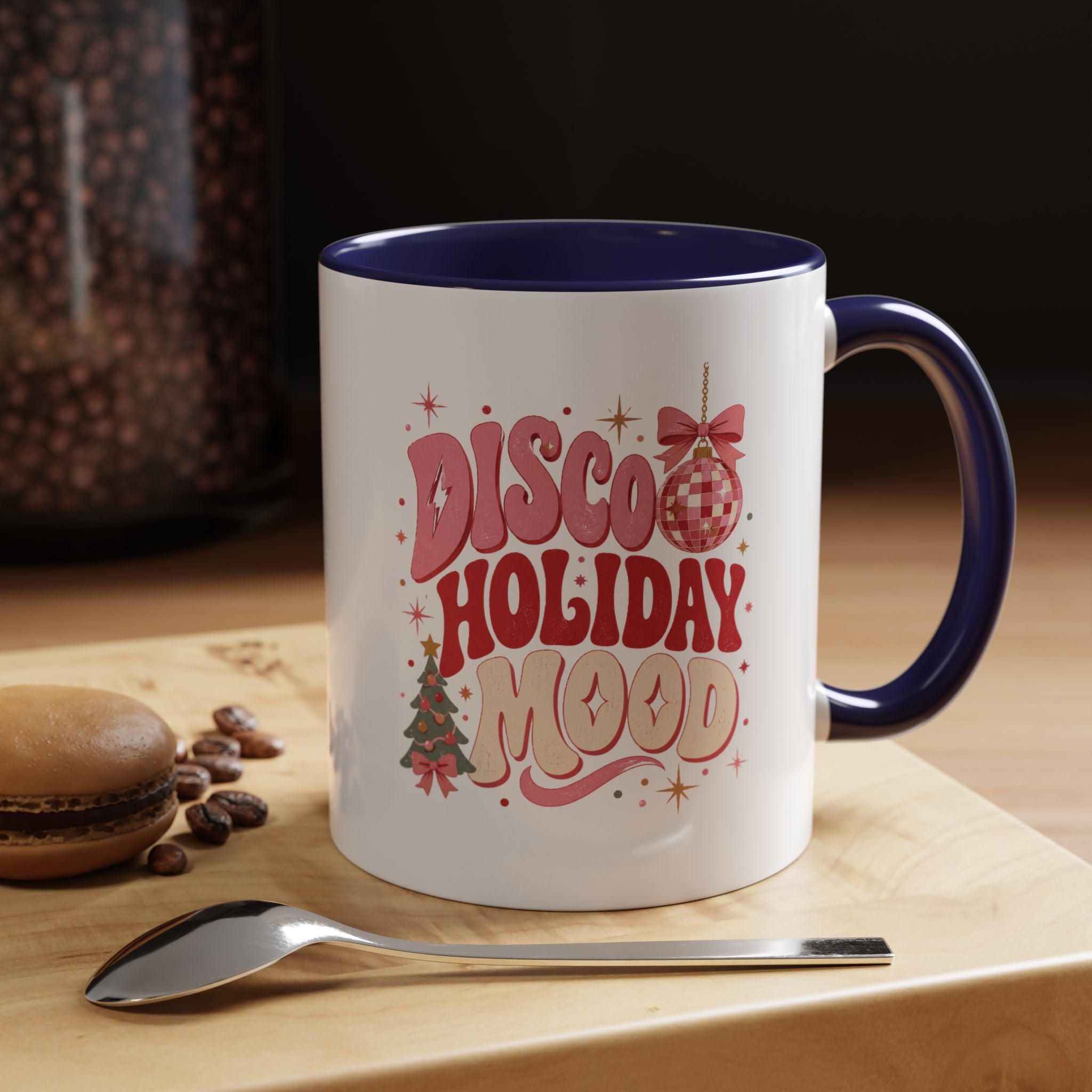 Modern Day Christmas Disco Holiday Mood Coffee Mug
