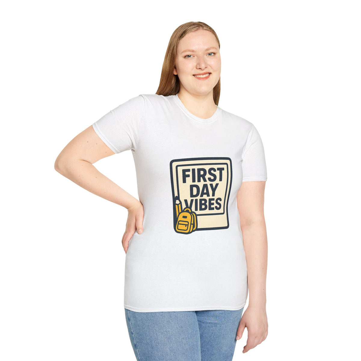 First Day Vibes T-Shirt — 'First Day' Retro Badge Tee - Trending Now - September 2026