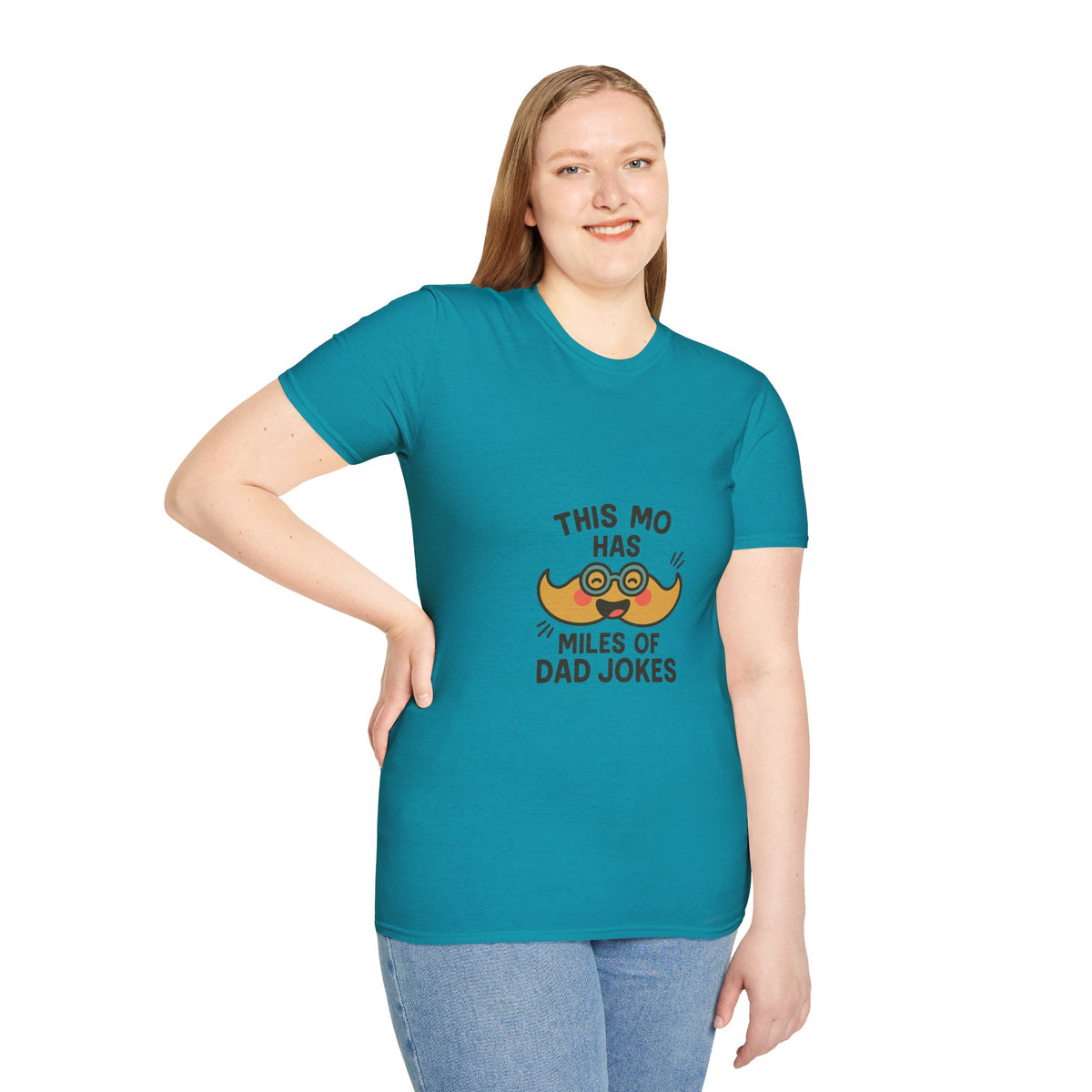 Dad Jokes T-Shirt — "This Mo Has Miles of Dad Jokes" Funny Father’s Day Tee - Trending Now - October 2026