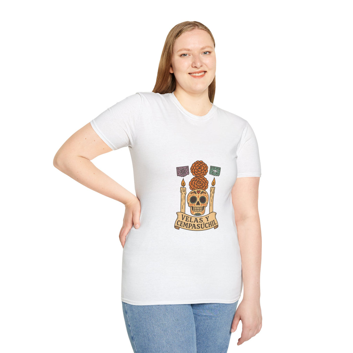 Day of the Dead Sugar Skull T-Shirt - Día de los Muertos Floral Skull Tee - Trending Now - October 2026