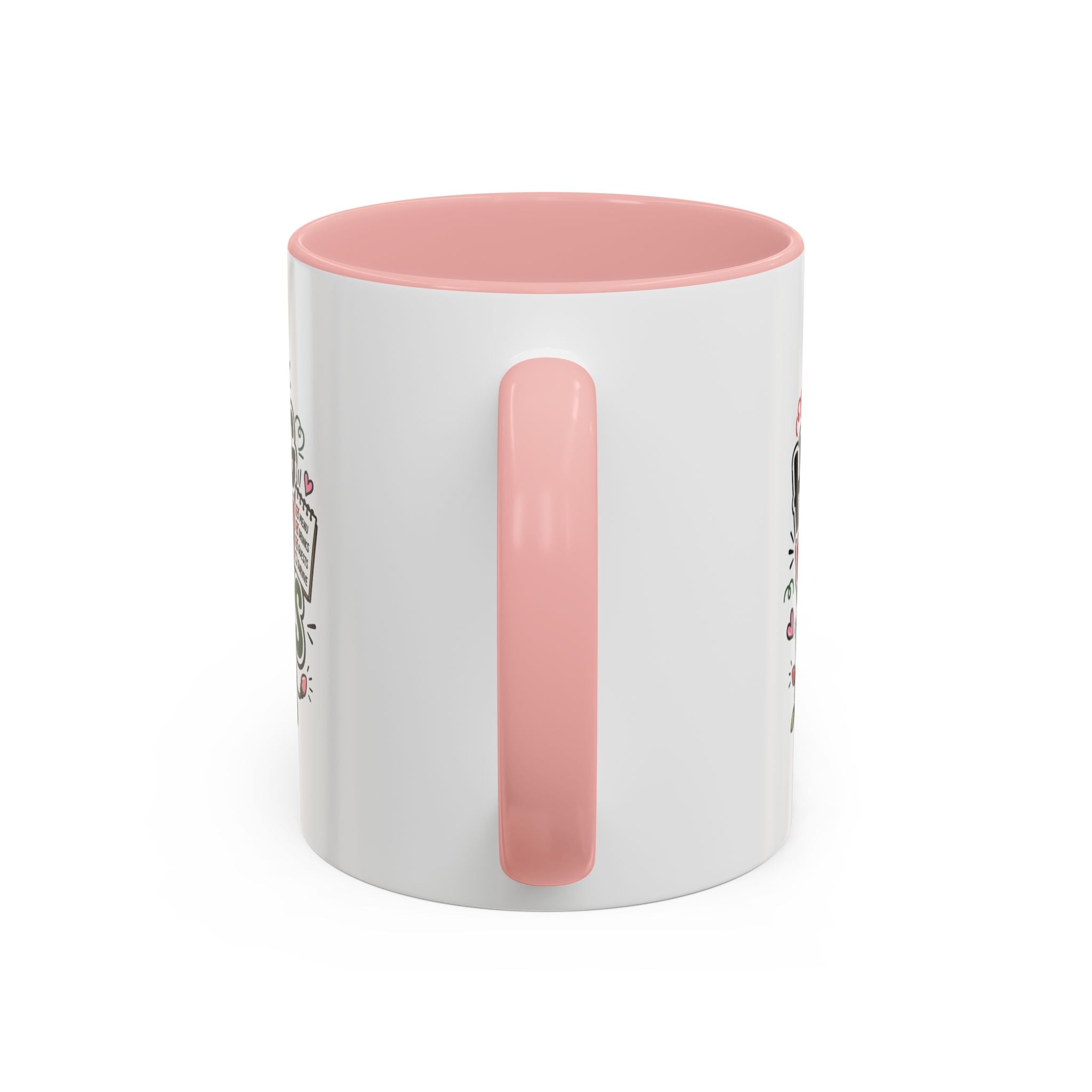 Modern Day Christmas Hosting Holiday Chaos Accent Coffee Mug — "Hosting Holiday Chaos" Funny Christmas Coffee Cup