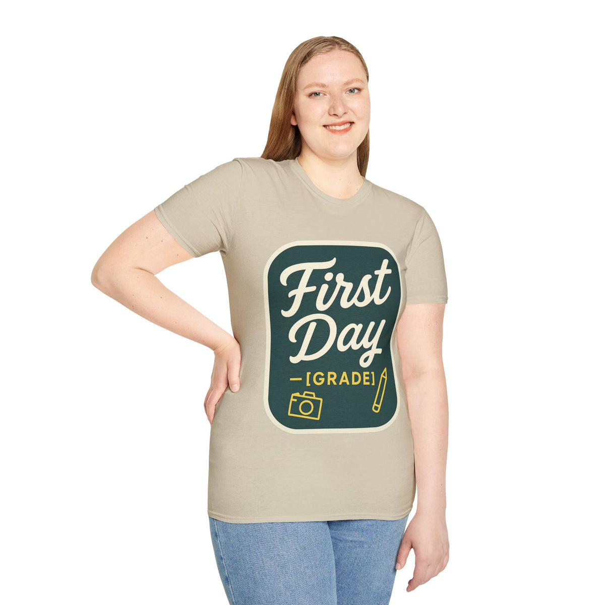 First Day T-Shirt — Retro "First Day (Grade 1)" Back-to-School Tee - Trending Now - August 2026