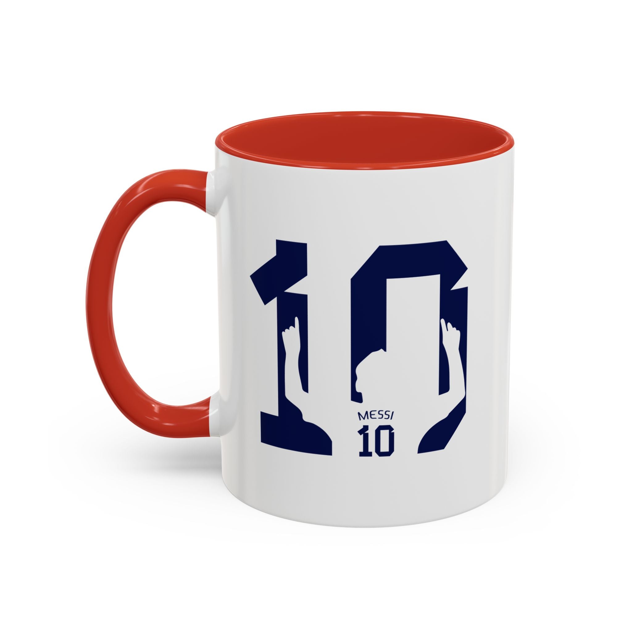 Messi Number 10 Coffee Mug — Soccer Fan Accent Mug