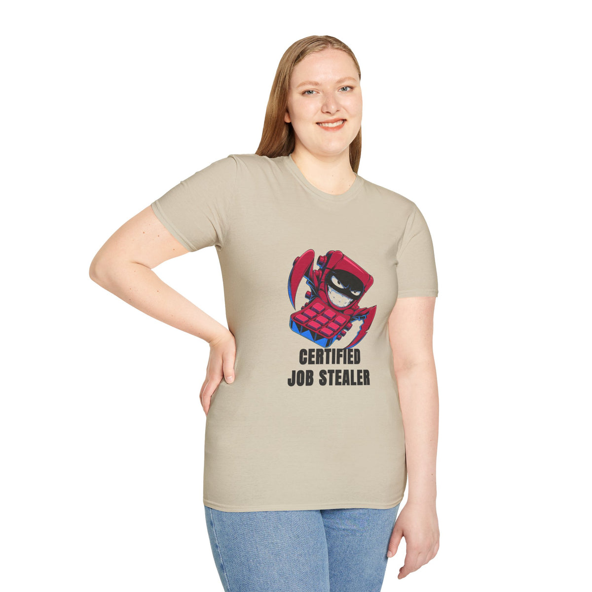 Certified Job Stealer T-Shirt — Funny Cartoon Ninja Heist Tee - Trending Now - August 2026