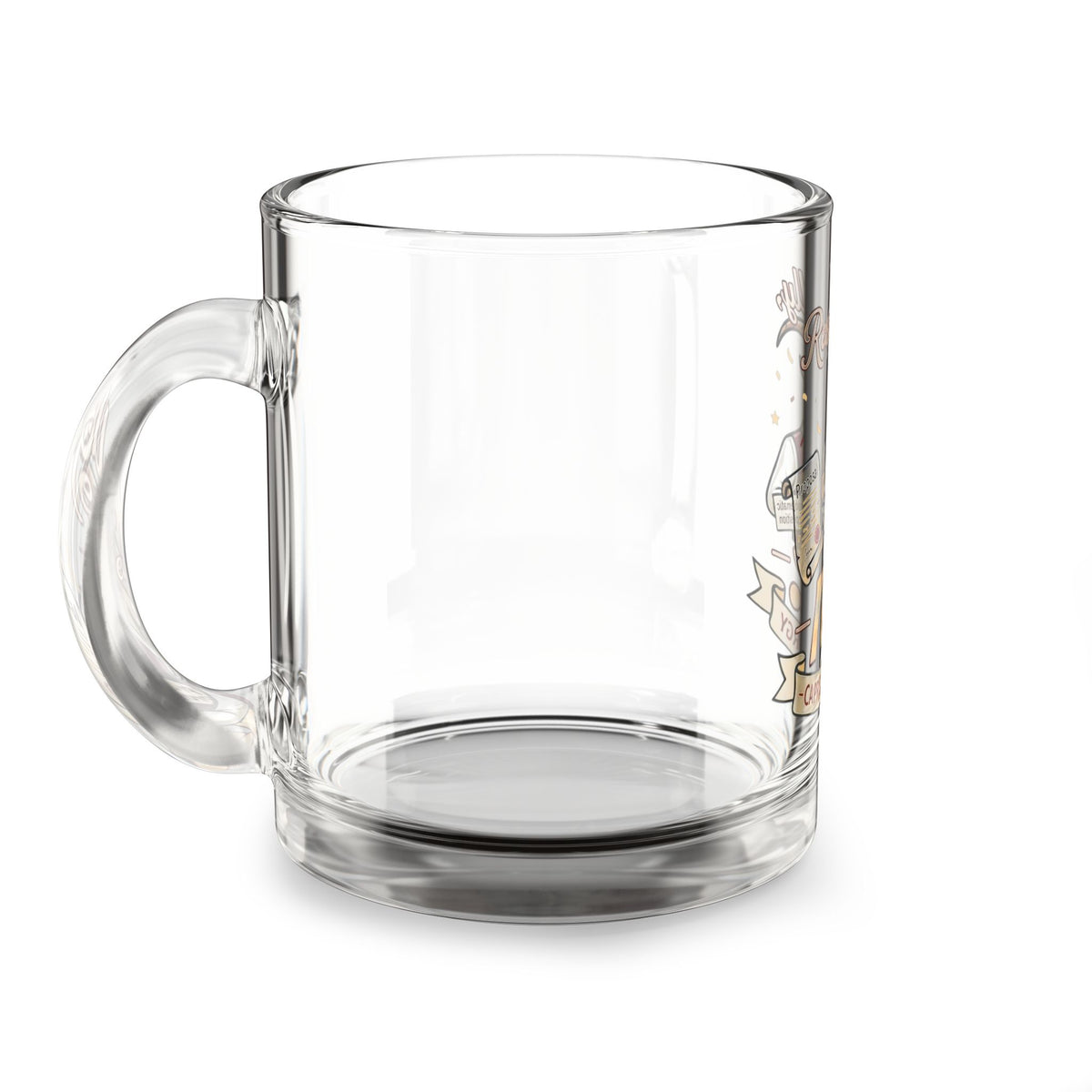 Capricorn Glass Mug — "Respectfully, No. Capricorn Energy" 10oz Horoscope Gift