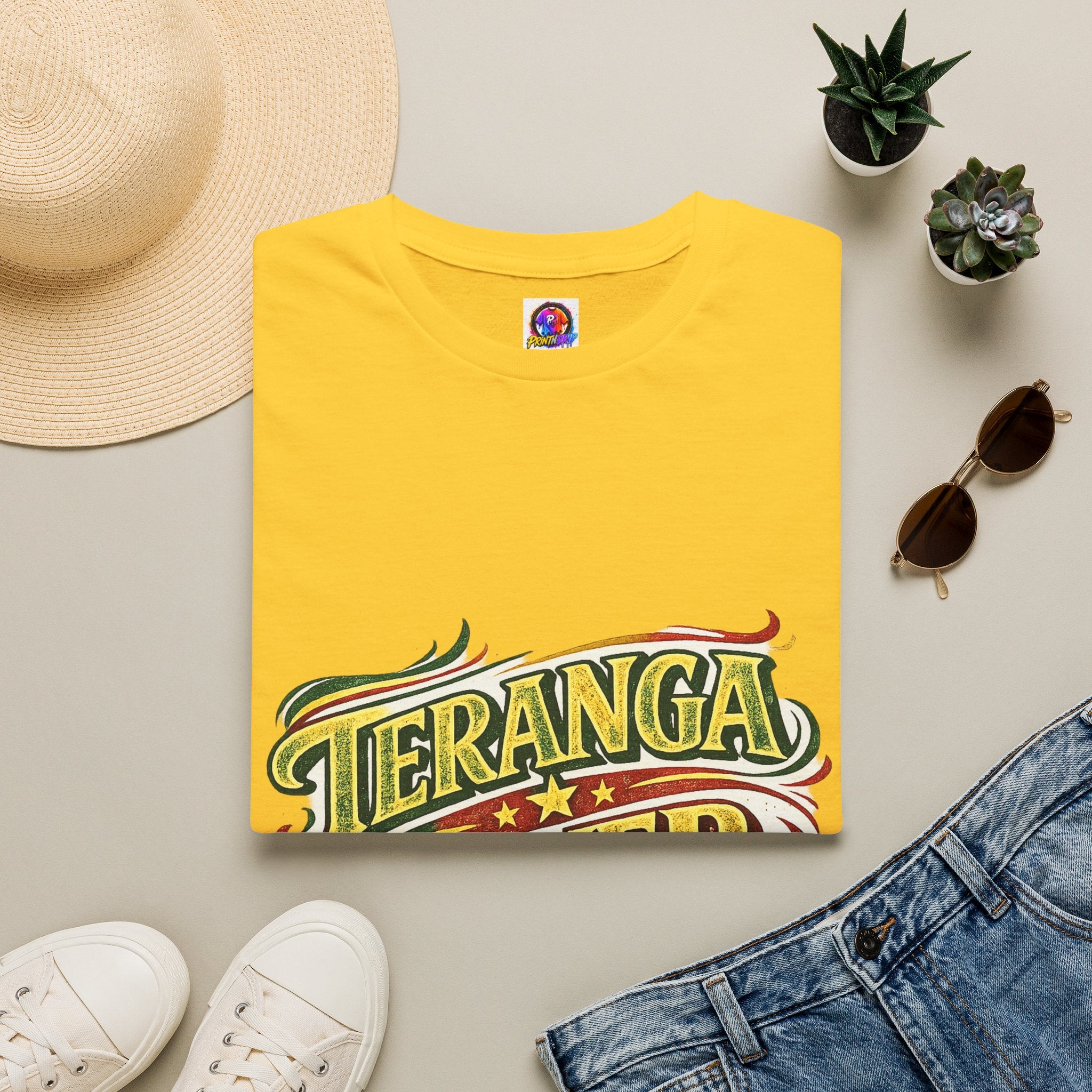 Senegal Teranga Power T-Shirt — Retro Senegal Pride Graphic Tee