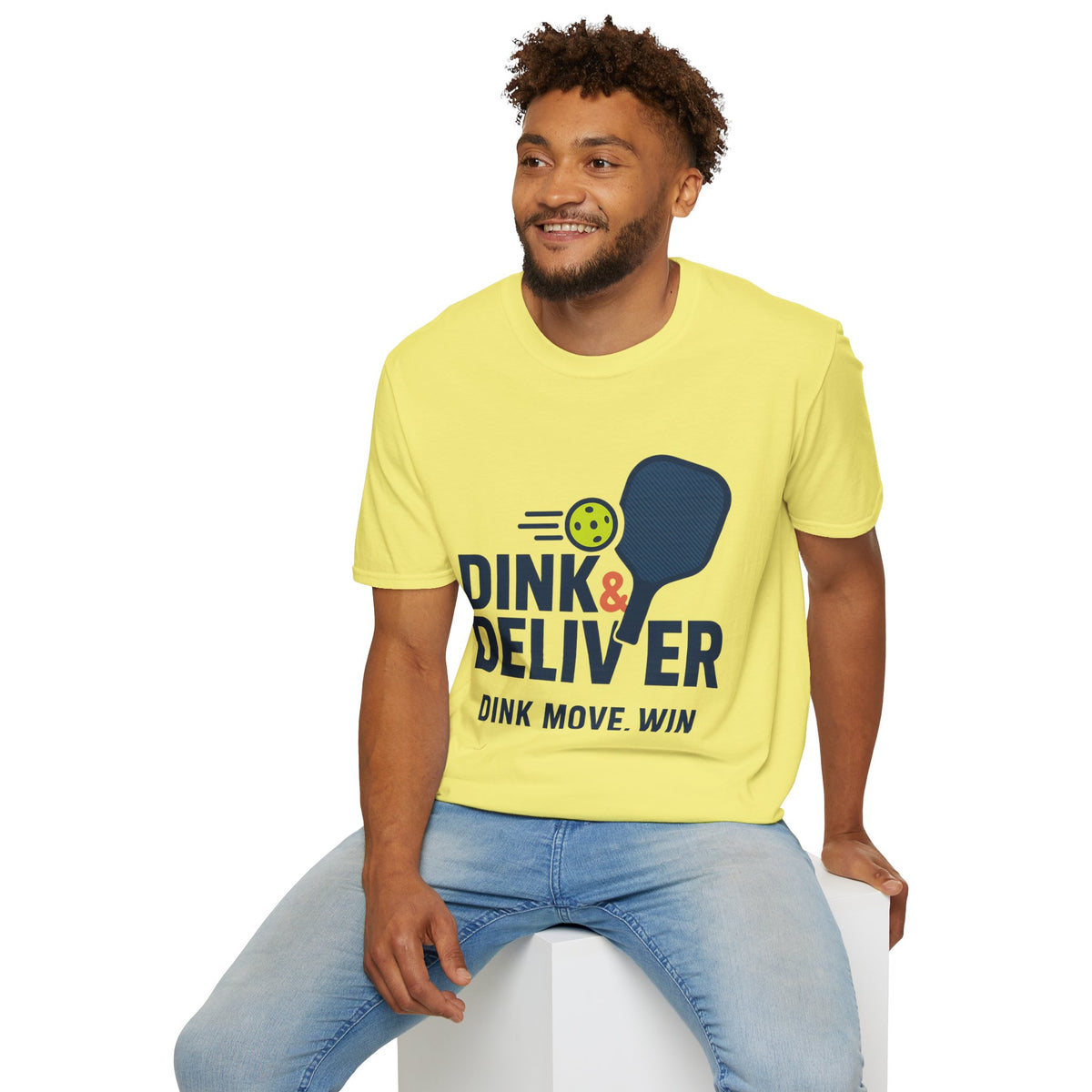 Pickleball Player T‑Shirt — 'Dink. Drive. Deliver.' Graphic Tee for Pickleball Fans - Trending Now - August 2026