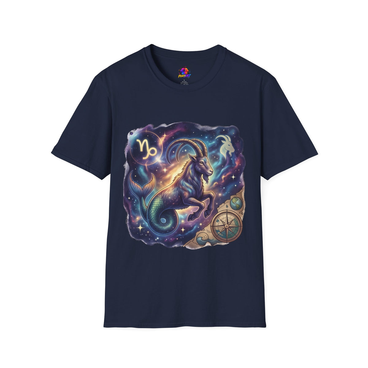 Capricorn Zodiac T-Shirt — Celestial Goat Astrology Tee