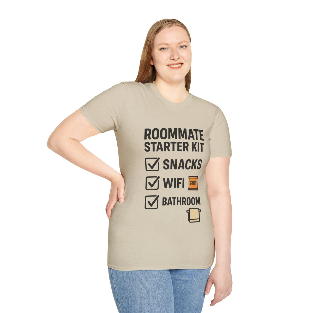 Minimal Black Graphic Tee — Subtle Block Text Design  - Trending Now - August 2026