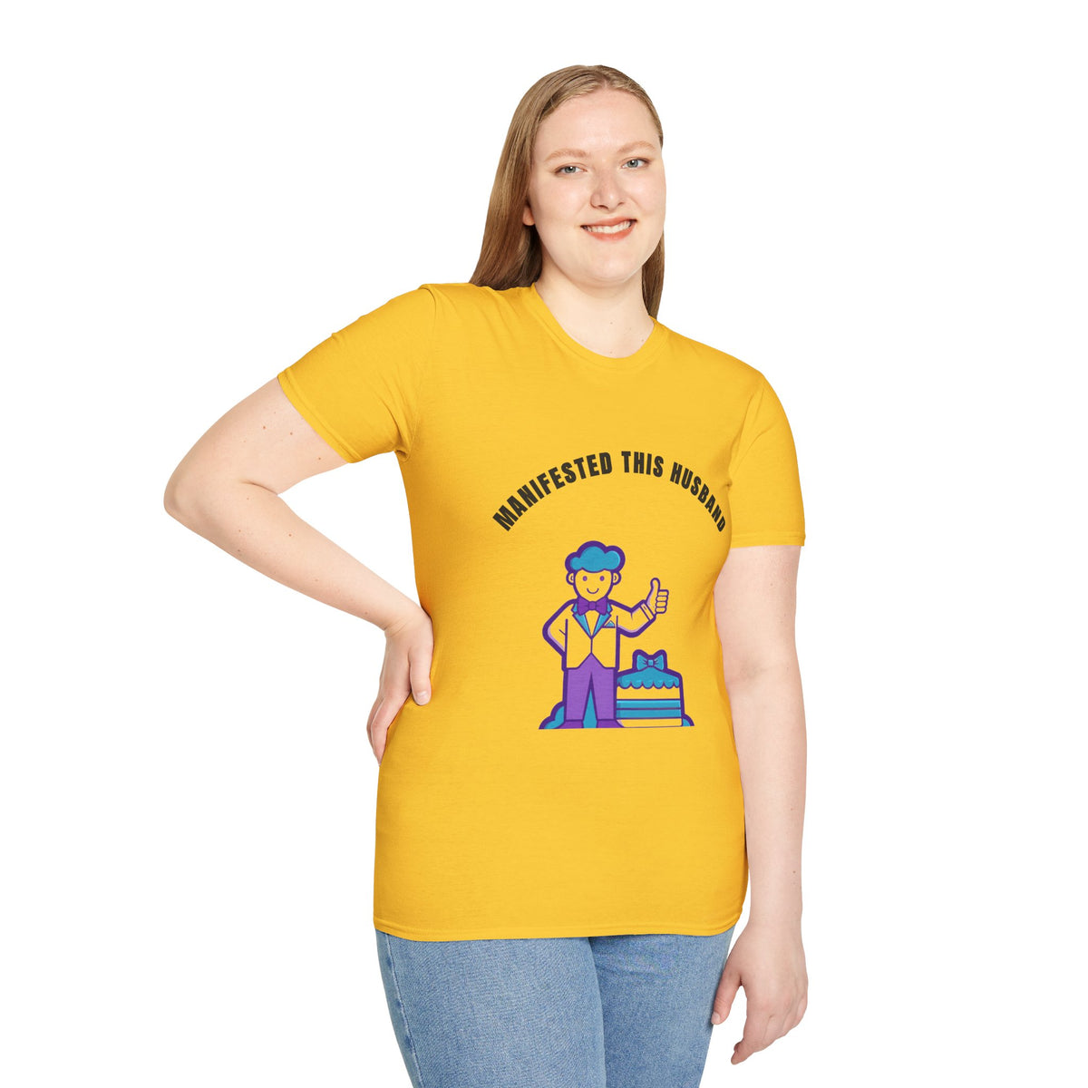 Manifested This Husband T-Shirt — Funny Couple Gift Tee - Trending Now - September 2026