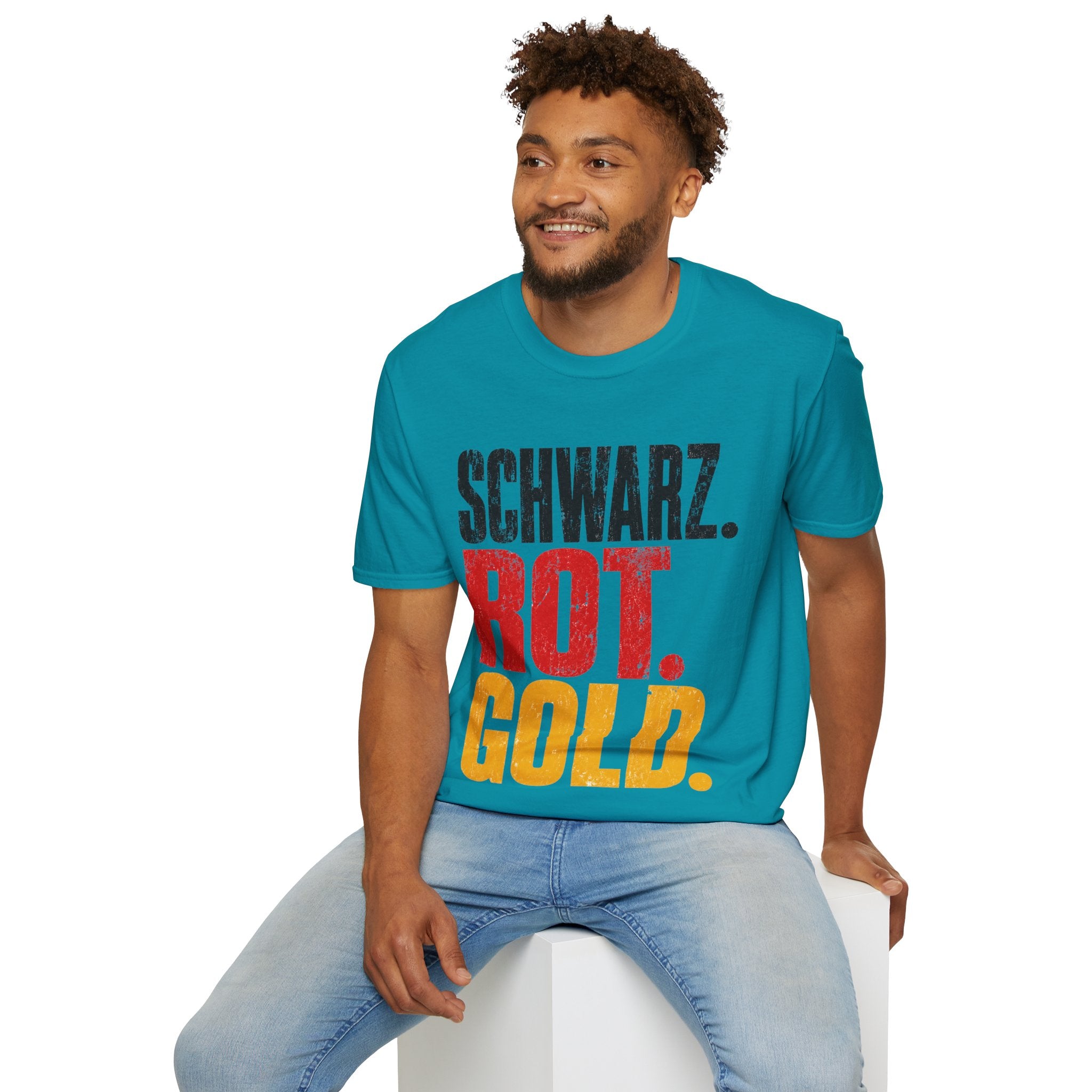 Germany Schwarz Rot Gold T-Shirt — German Flag Pride Graphic Tee