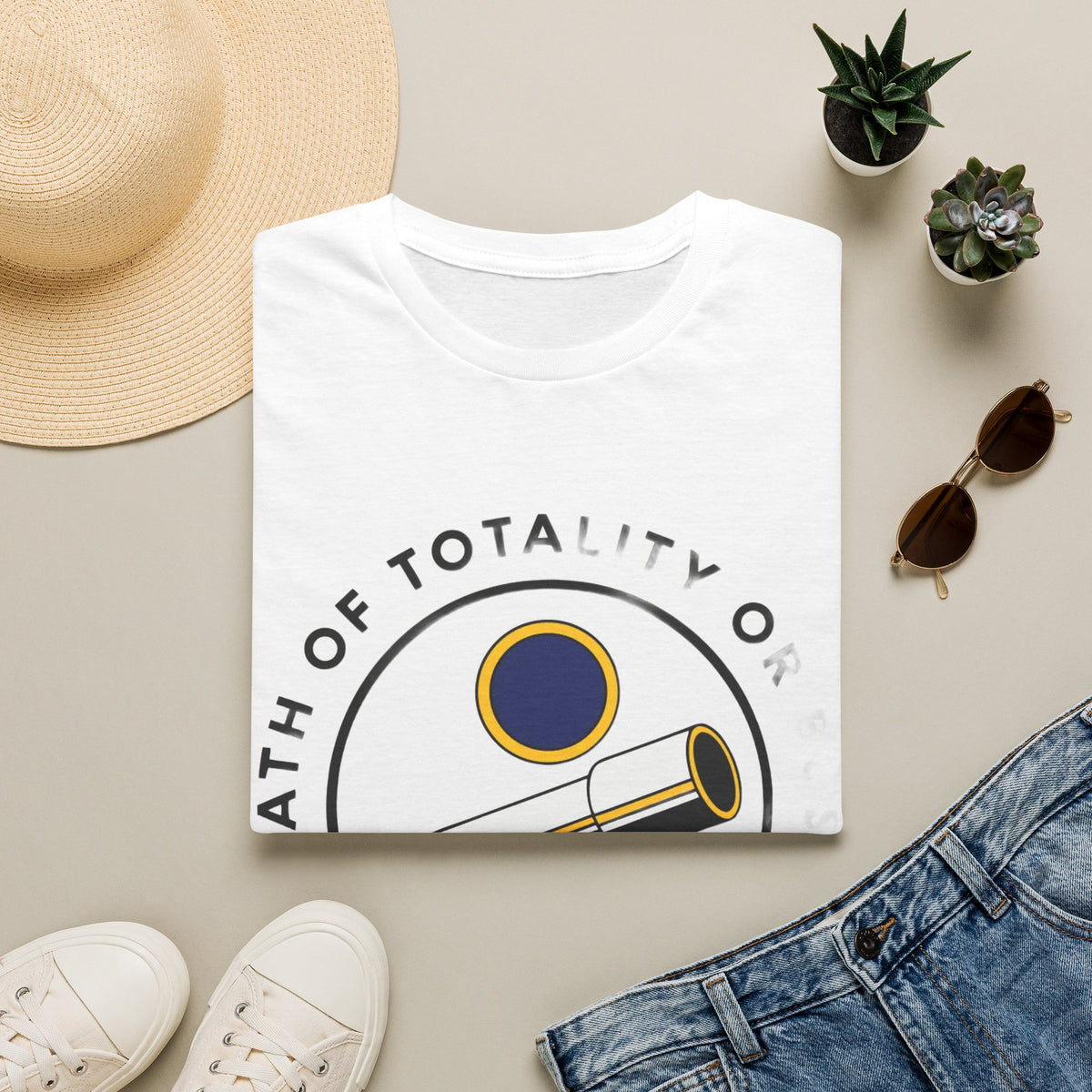 Totality Path Telescope T-Shirt — Eclipse Astronomy Graphic Tee - Trending Now - August 2026