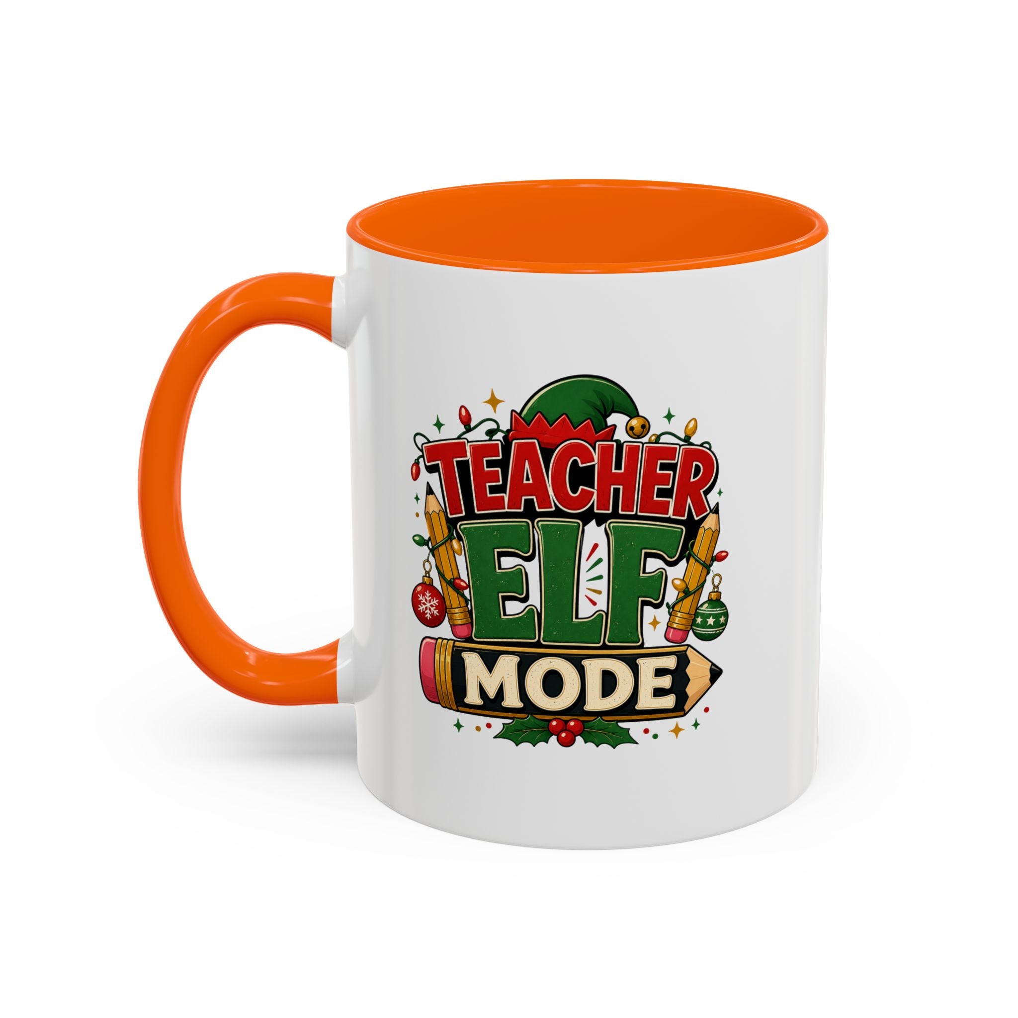 Teacher Elf Mode Coffee Mug — Christmas Teacher Holiday Gift