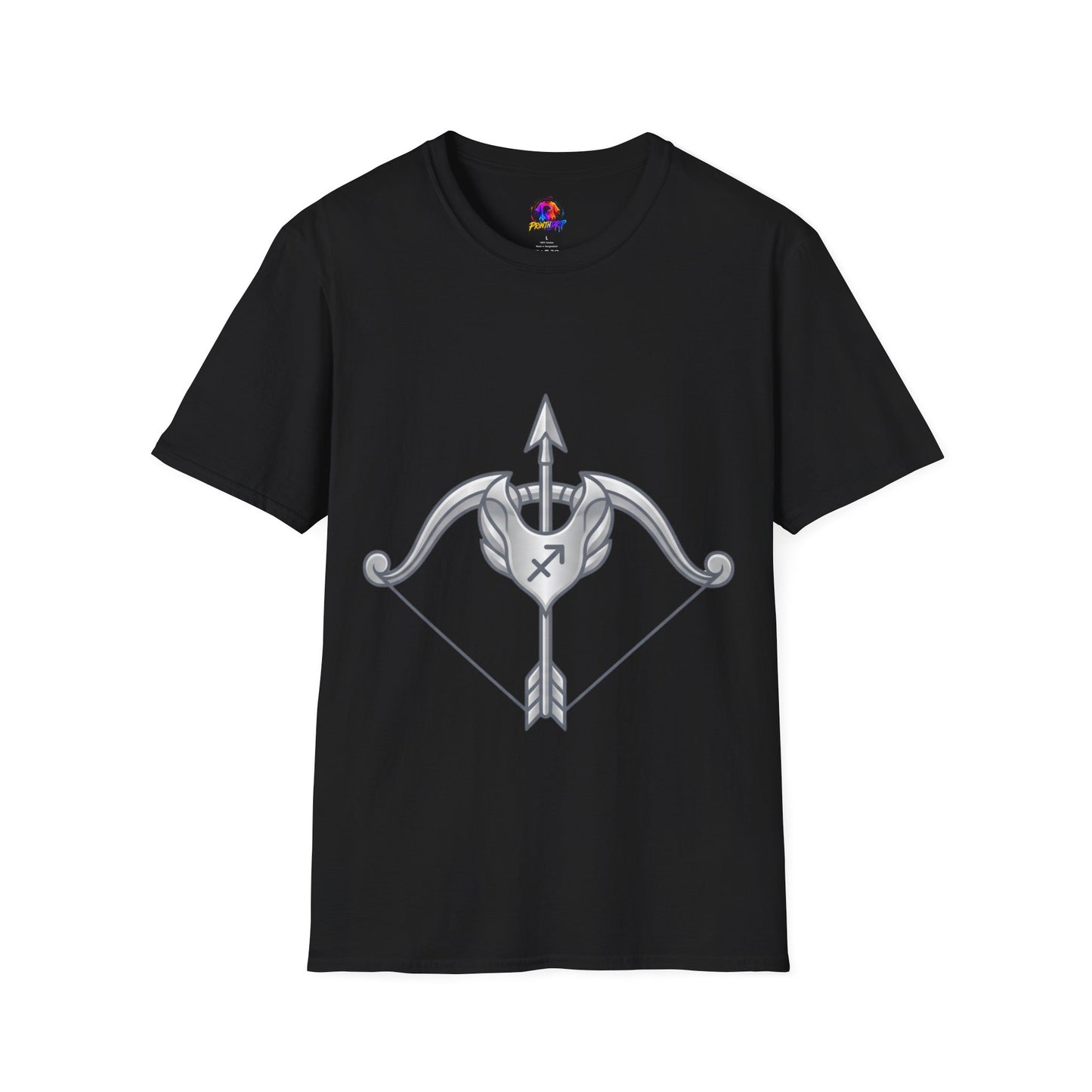Arrow Heart T-Shirt — Minimal Cupid Bow & Arrow Design