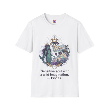 Mystical Mermaid Eye T-Shirt — 'Sensitive soul with a wild imagination' Graphic Tee