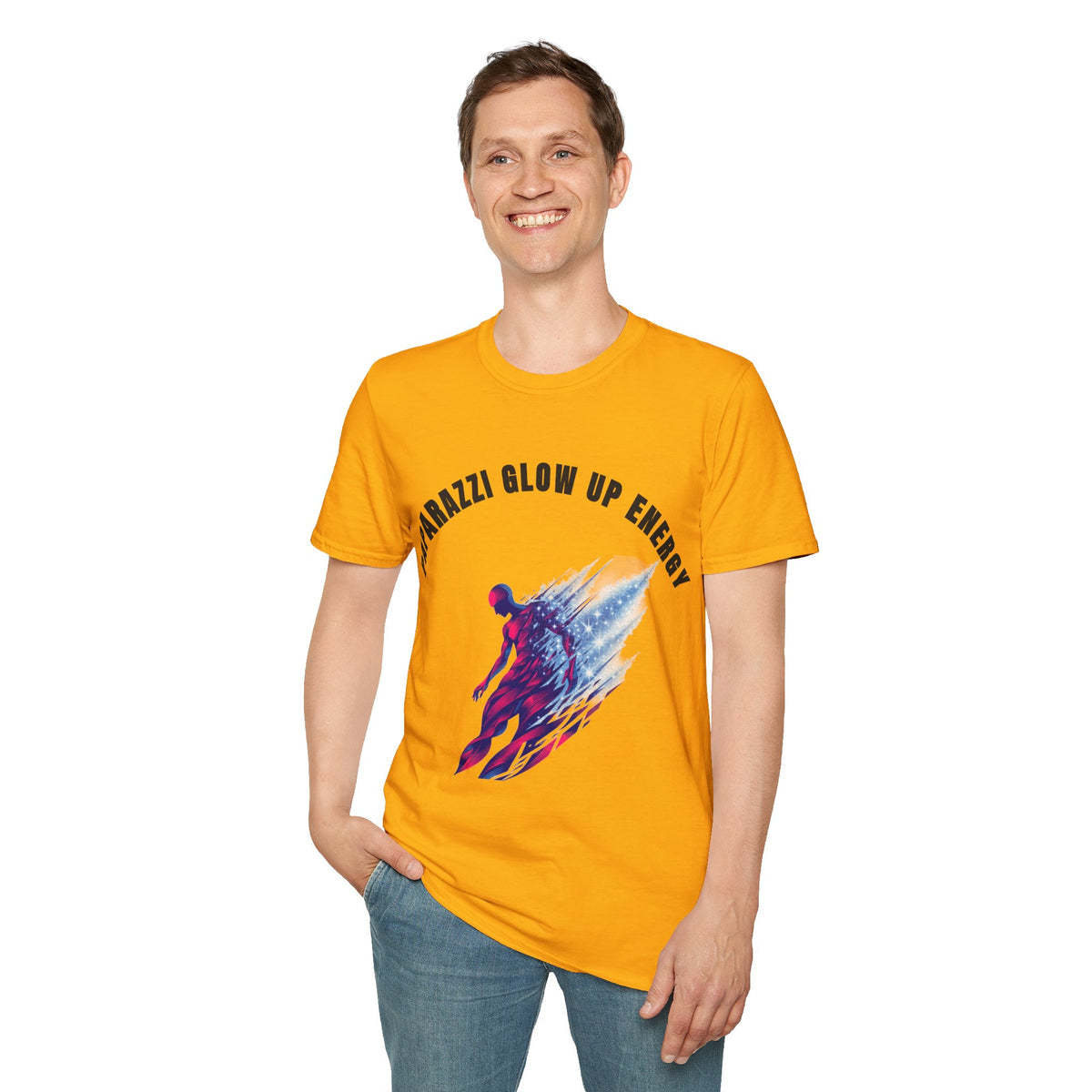 Paparazzi Glow Up Energy T-Shirt — Retro Cosmic Silhouette Tee - Trending Now - September 2026