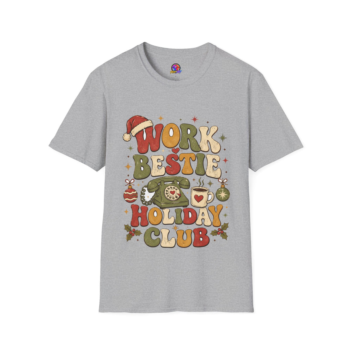 Work Bestie Holiday Club T-Shirt