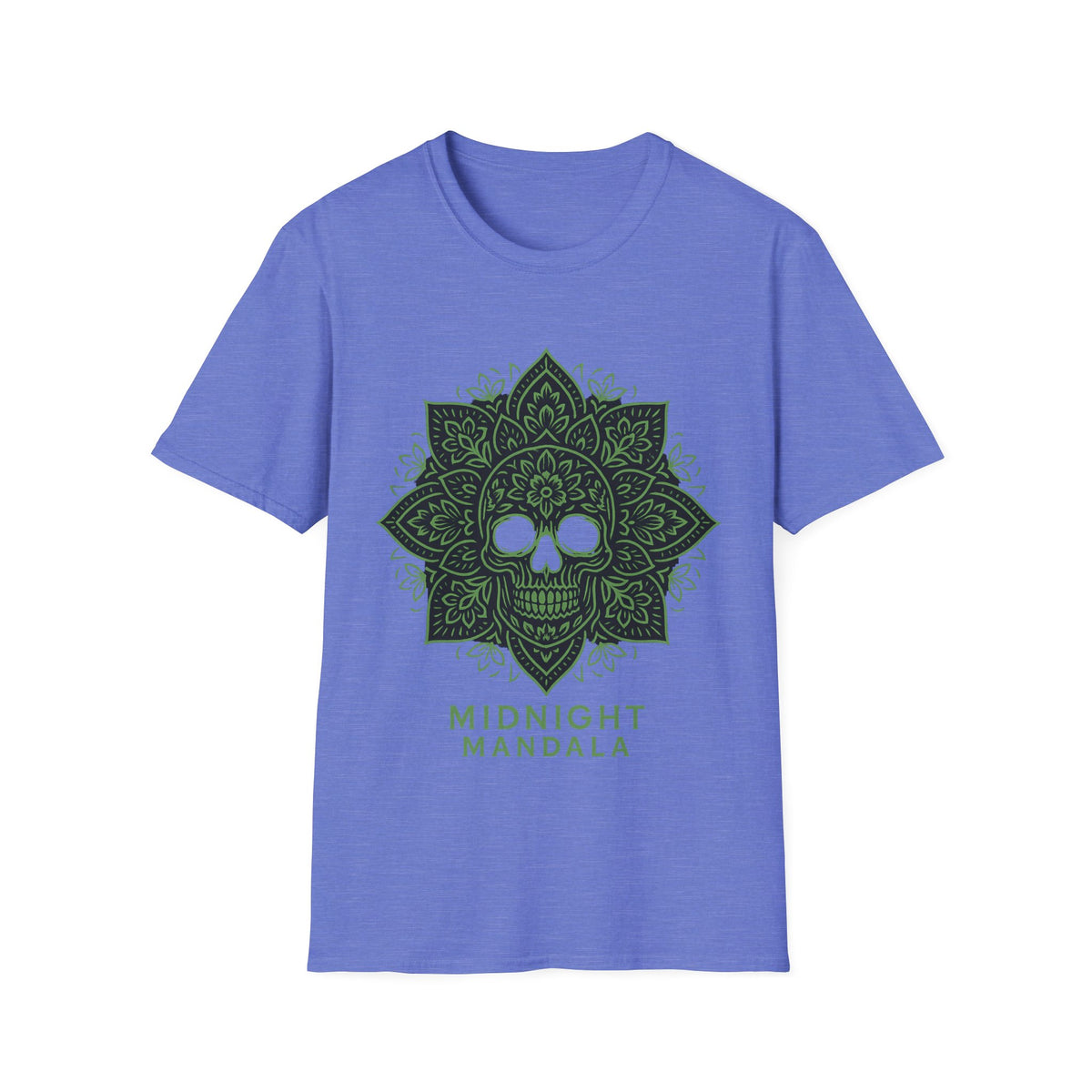 Mandala Skull T-Shirt — Midnight Mandala Floral Skull Tee - Trending Now - August 2026