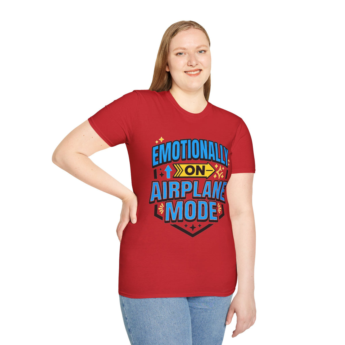 Emotionally On Airplane Mode T-Shirt — Funny Mental Health Self-Care Tee - Trending Now - August 2026