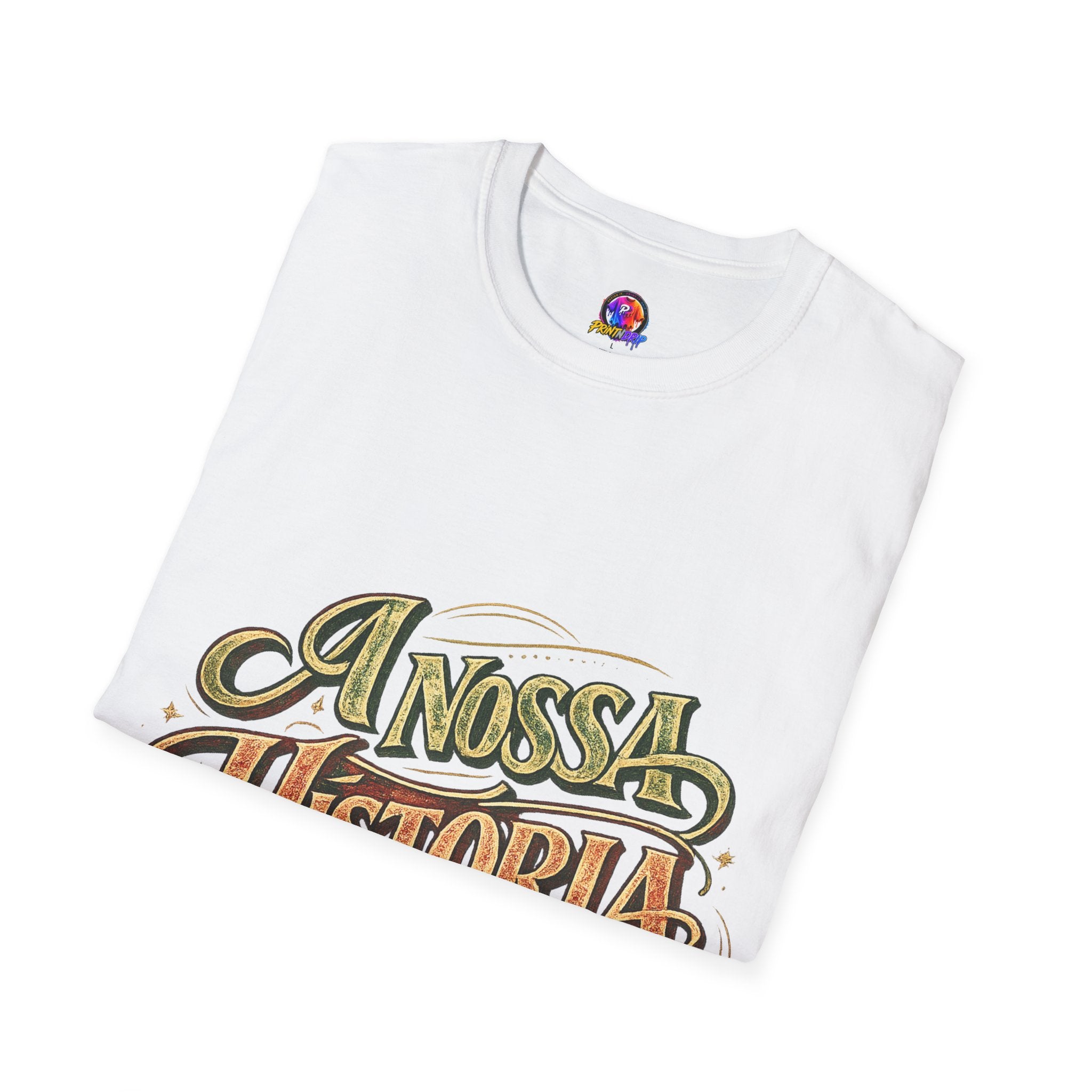 Portugal T-Shirt — "A Nossa História" Vintage Compass Graphic Tee