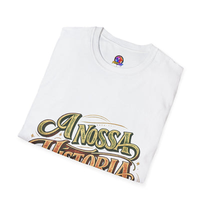 Portugal T-Shirt — "A Nossa História" Vintage Compass Graphic Tee