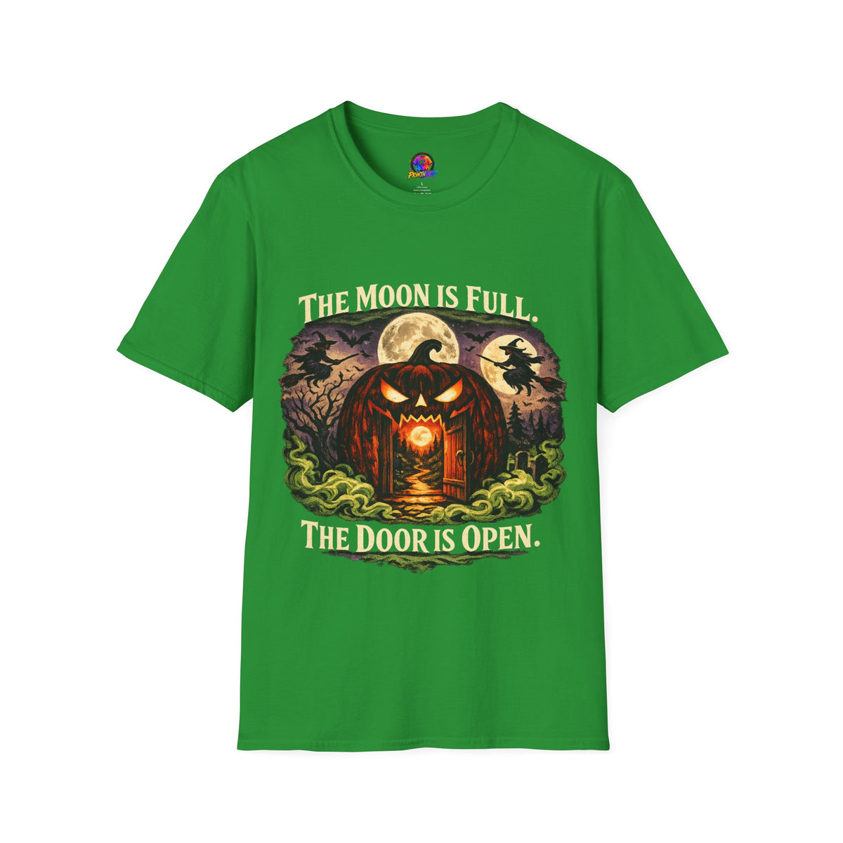 Halloween The Moon Is Full Unisex Softstyle T-Shirt