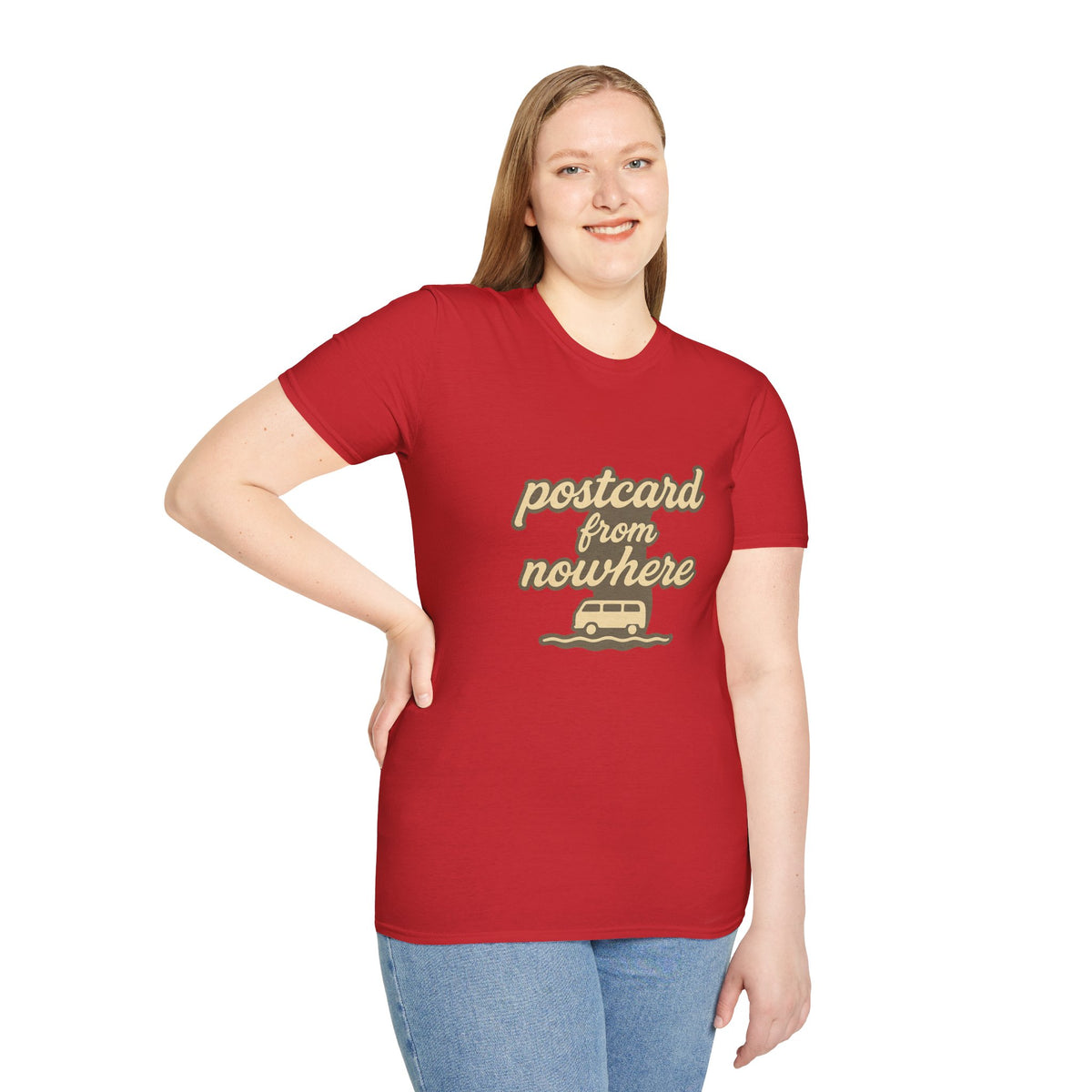 Postcard From Nowhere T‑Shirt – Retro Roadtrip Graphic Tee - Trending Now - August 2026