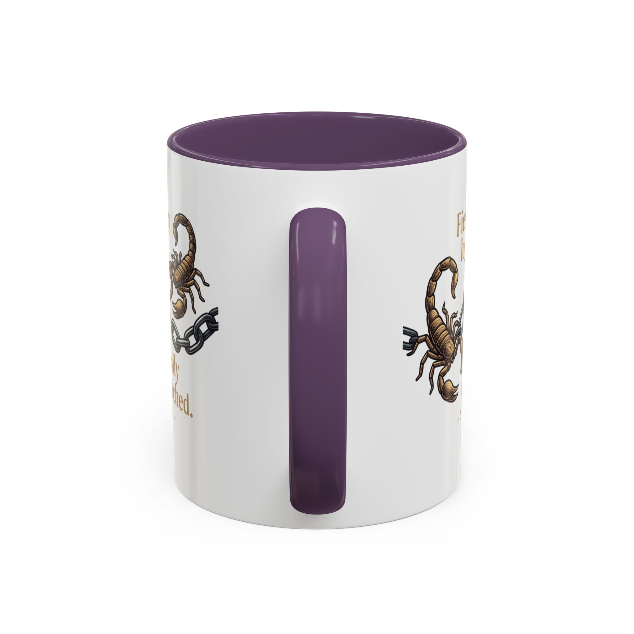 Scorpii Coffee Mug — "Fiercely Loyal, Easily Detached" Accent Mug