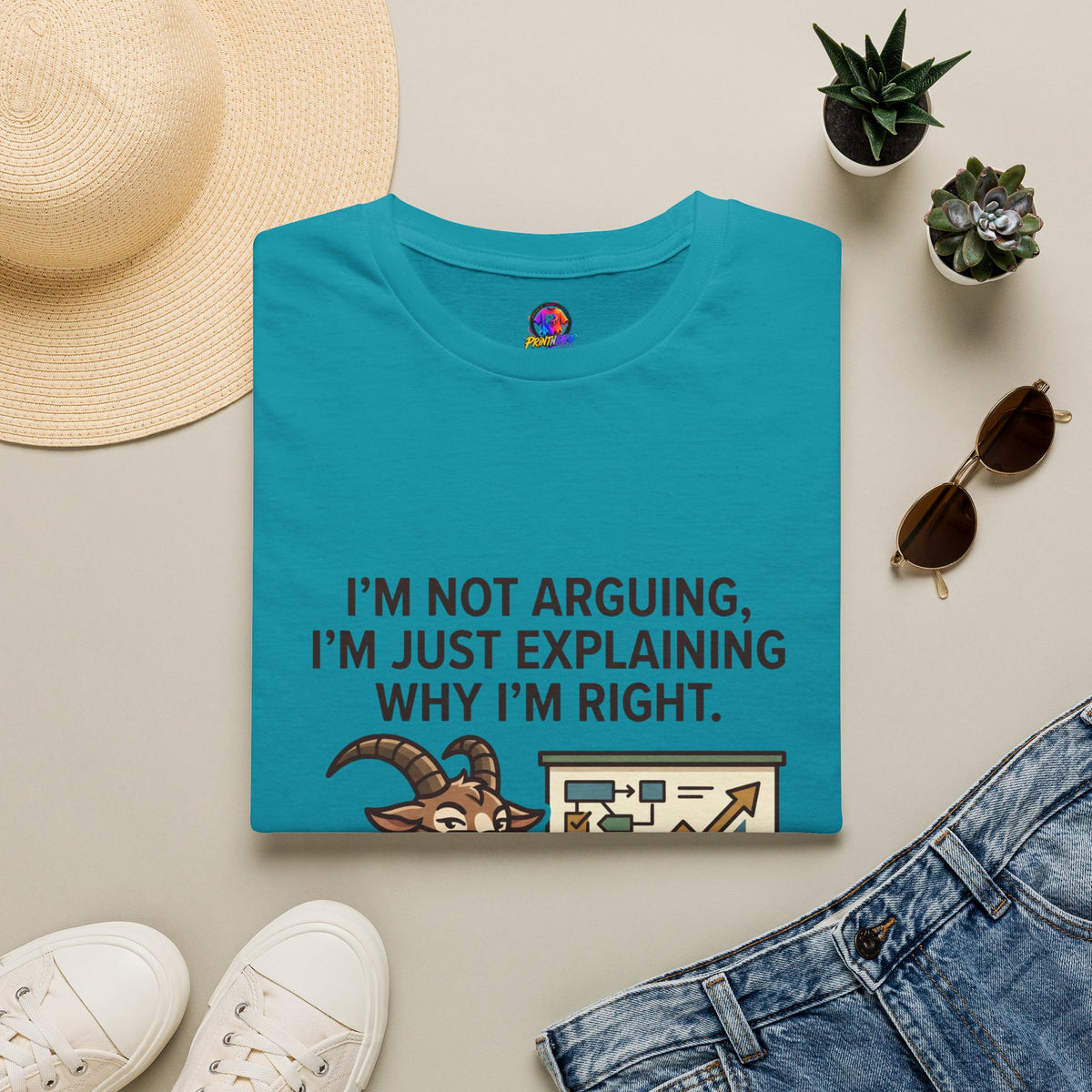 Capricorn T-Shirt "I’m Not Arguing, I’m Just Explaining Why I’m Right"