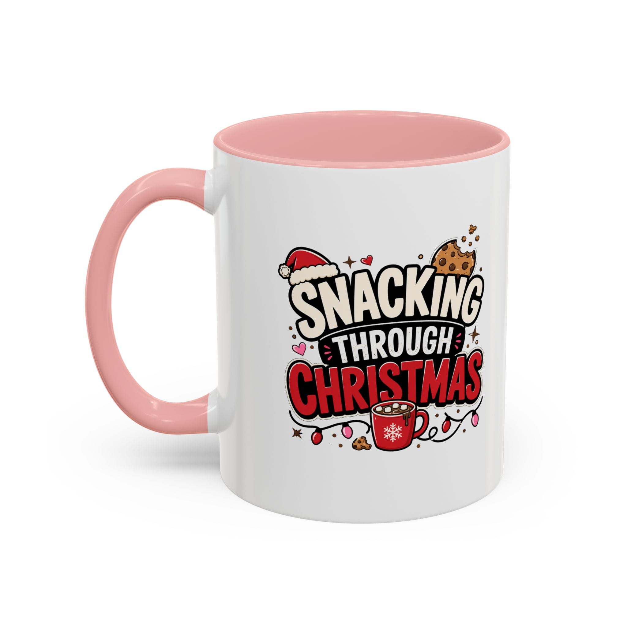 Modern Day Christmas Snacking Through Christmas Coffee Mug