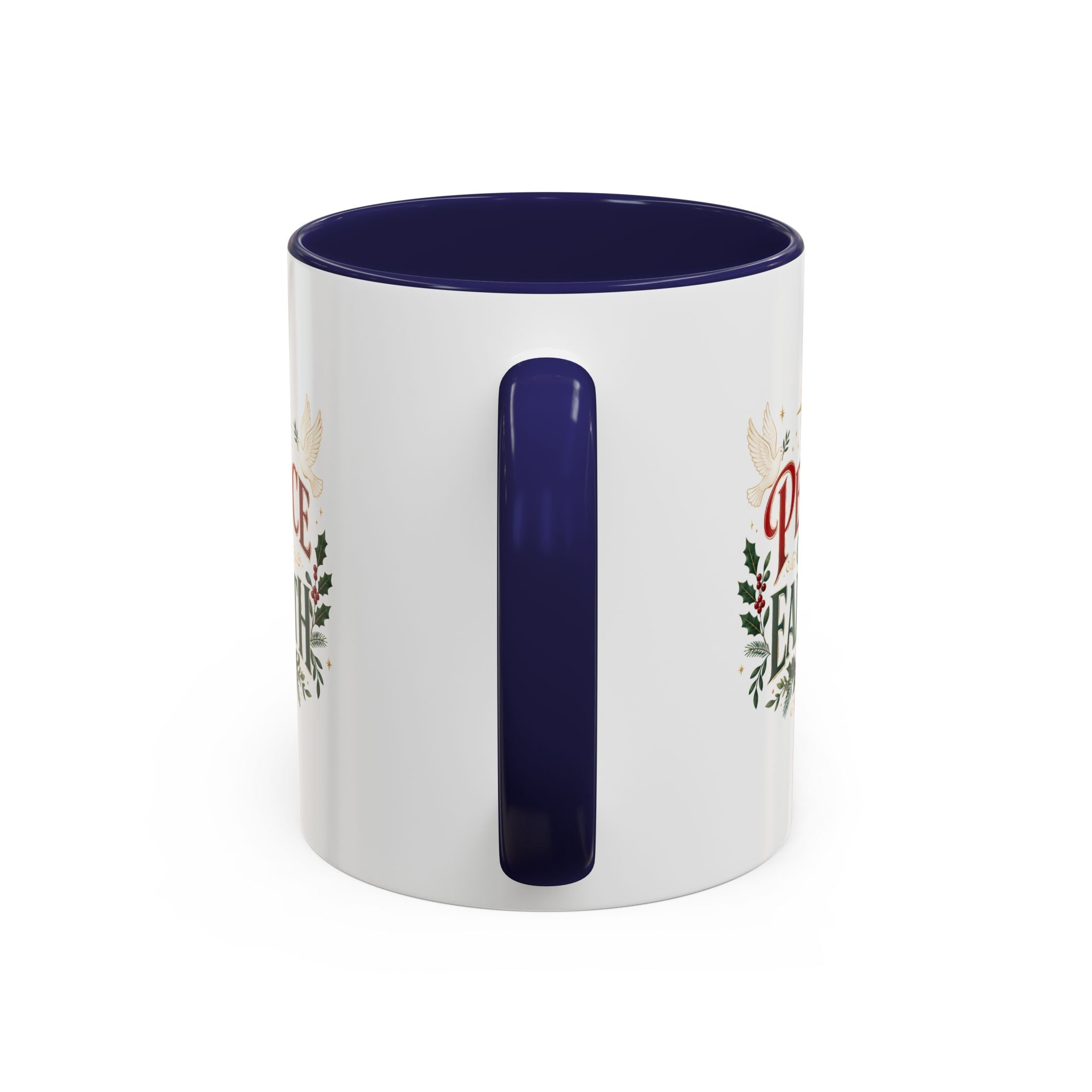 Peace on Earth Coffee Mug — Holiday Christmas Accent Mug
