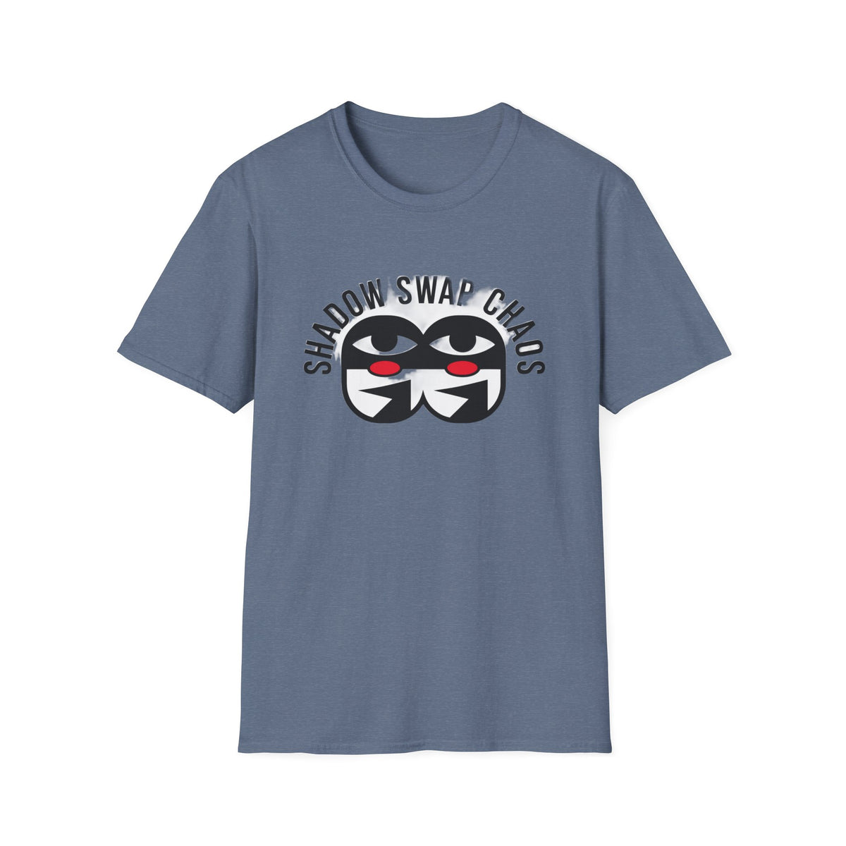 Shadow Swap Chaos T-Shirt — Graphic Anime Mask Tee - Trending Now - August 2026
