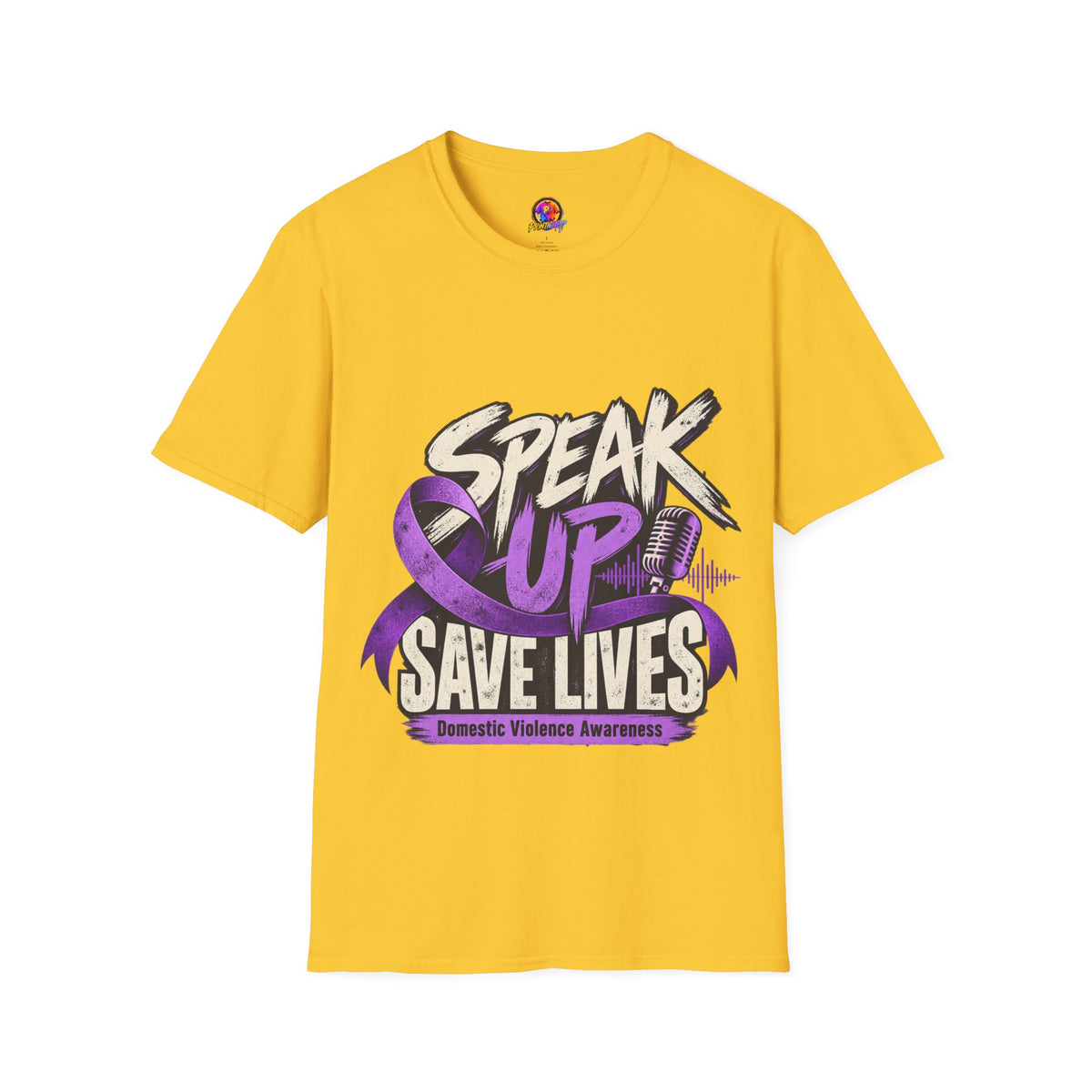 Speak Up Save Lives Domestic Violence Awareness T-Shirt