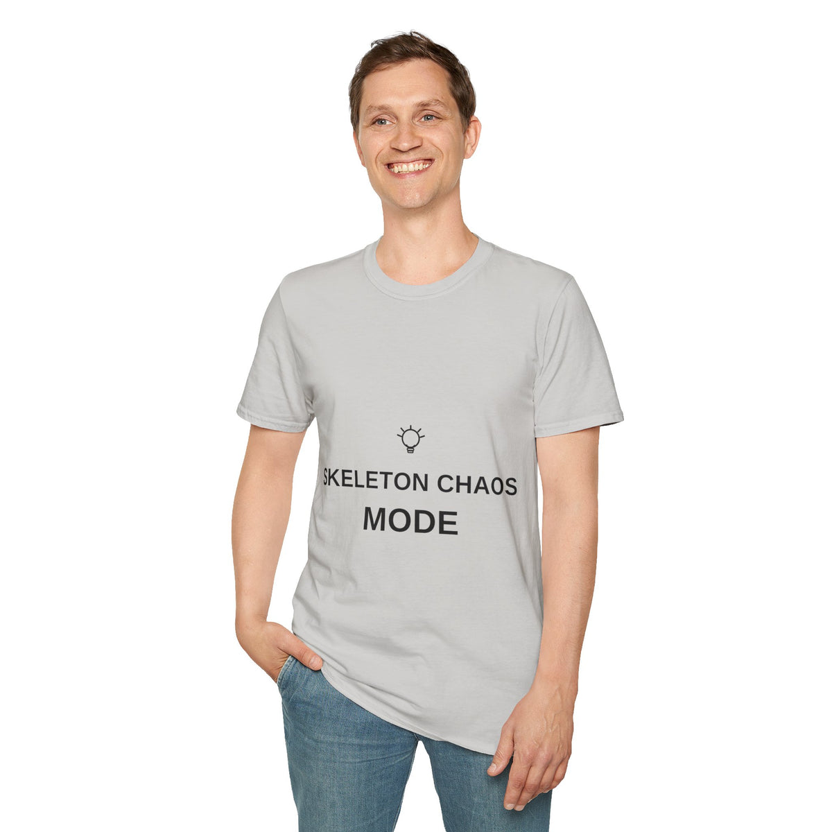 Skeleton Chaos Mode Graphic T-Shirt, Funny Aesthetic Tee - Trending Now - September 2026