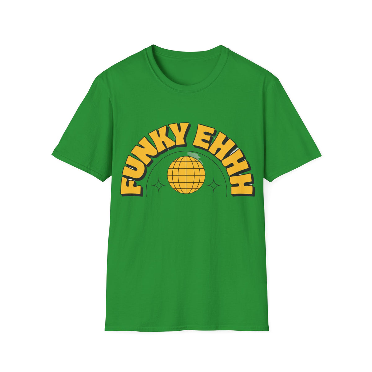 Funky Ehhh T-Shirt — Retro Yellow Disco Graphic Tee - Trending Now - August 2026